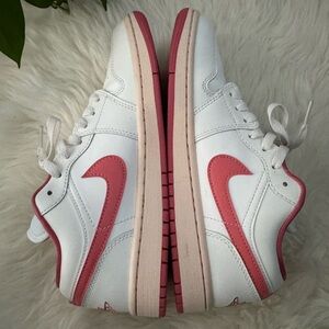 White and Pink Jordan 1